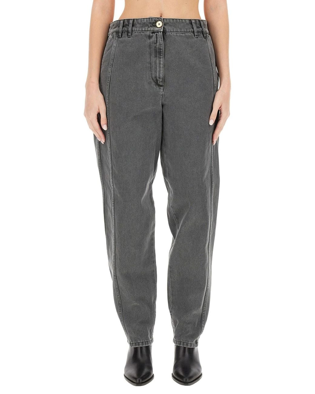 Patou Gray Regular Fit Cargo Pants