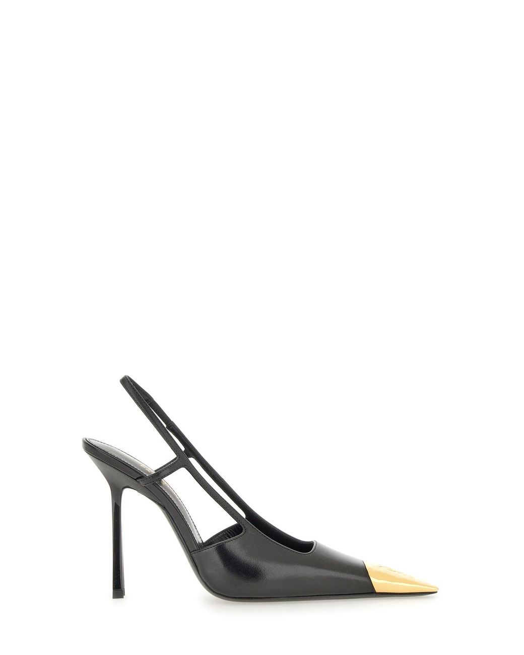 Saint Laurent White Decollete "Jeanne"