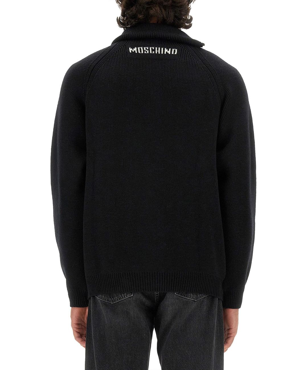 Pullover di Moschino in Black da Uomo
