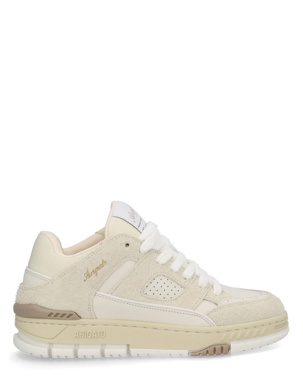 Axel Arigato White "Area Lo Fluffy" Sneaker