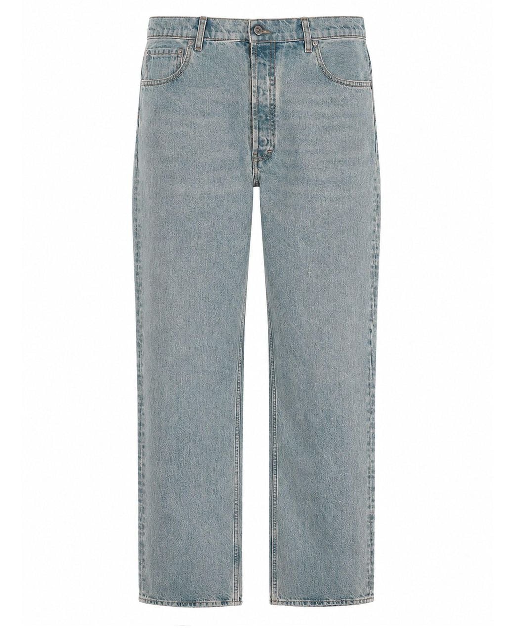 Maison Margiela Blue Straight-Leg Jeans for men