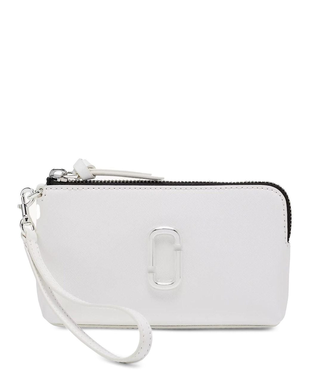 Marc Jacobs White Logo Wristlet