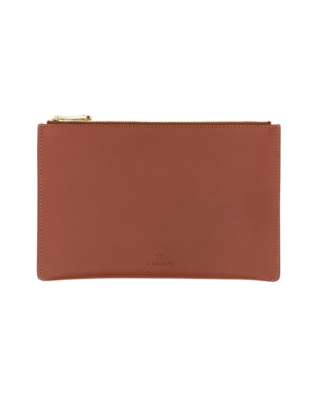 Il Bisonte Brown Cowhide Leather Case