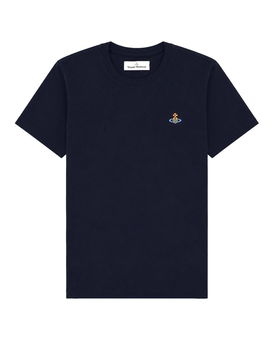 Vivienne Westwood Blue T-Shirt Con Logo