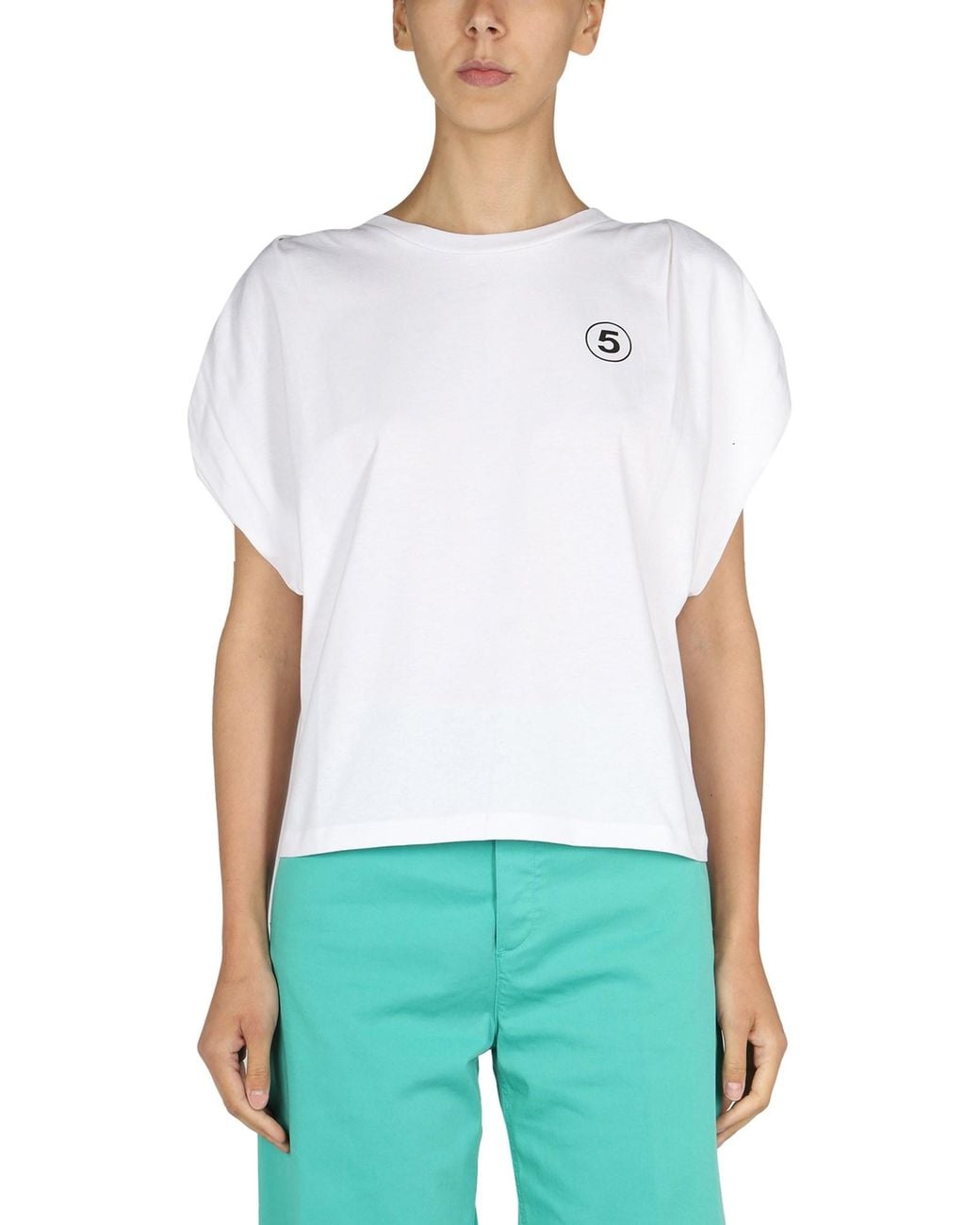 Department 5 White Hollywood Cotton T-shirt