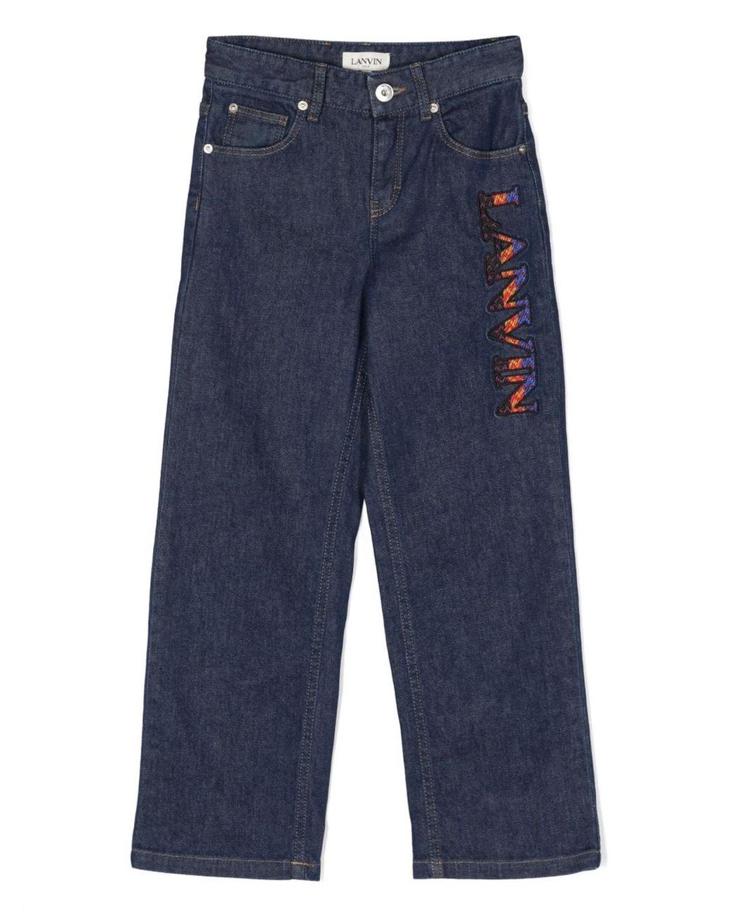 Lanvin Blue Jeans With Logo