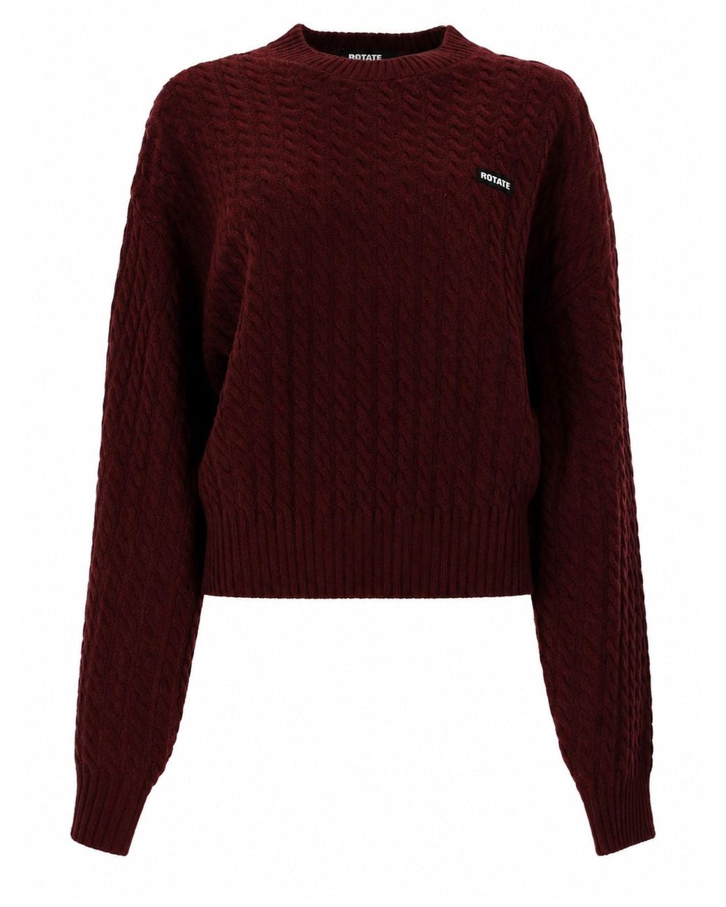 ROTATE BIRGER CHRISTENSEN Purple Maglia A Trecce