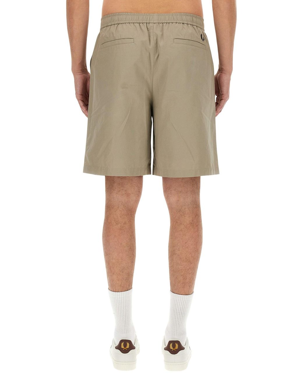 Bermuda di Fred Perry in Natural da Uomo