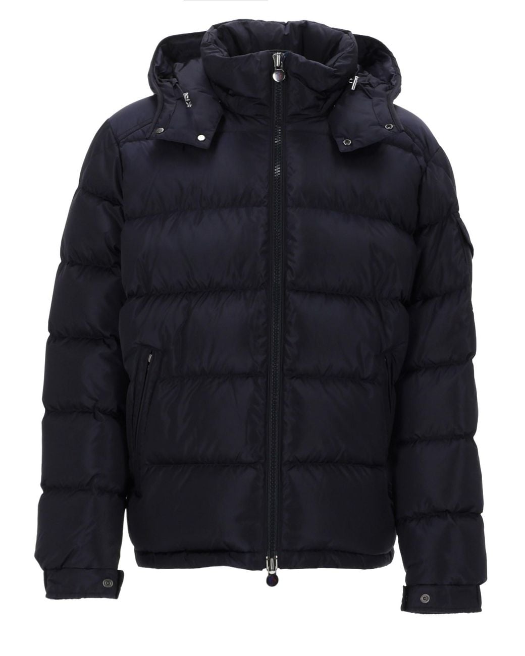 Moncler Blue Piumino "Maya" Con Cappuccio for men