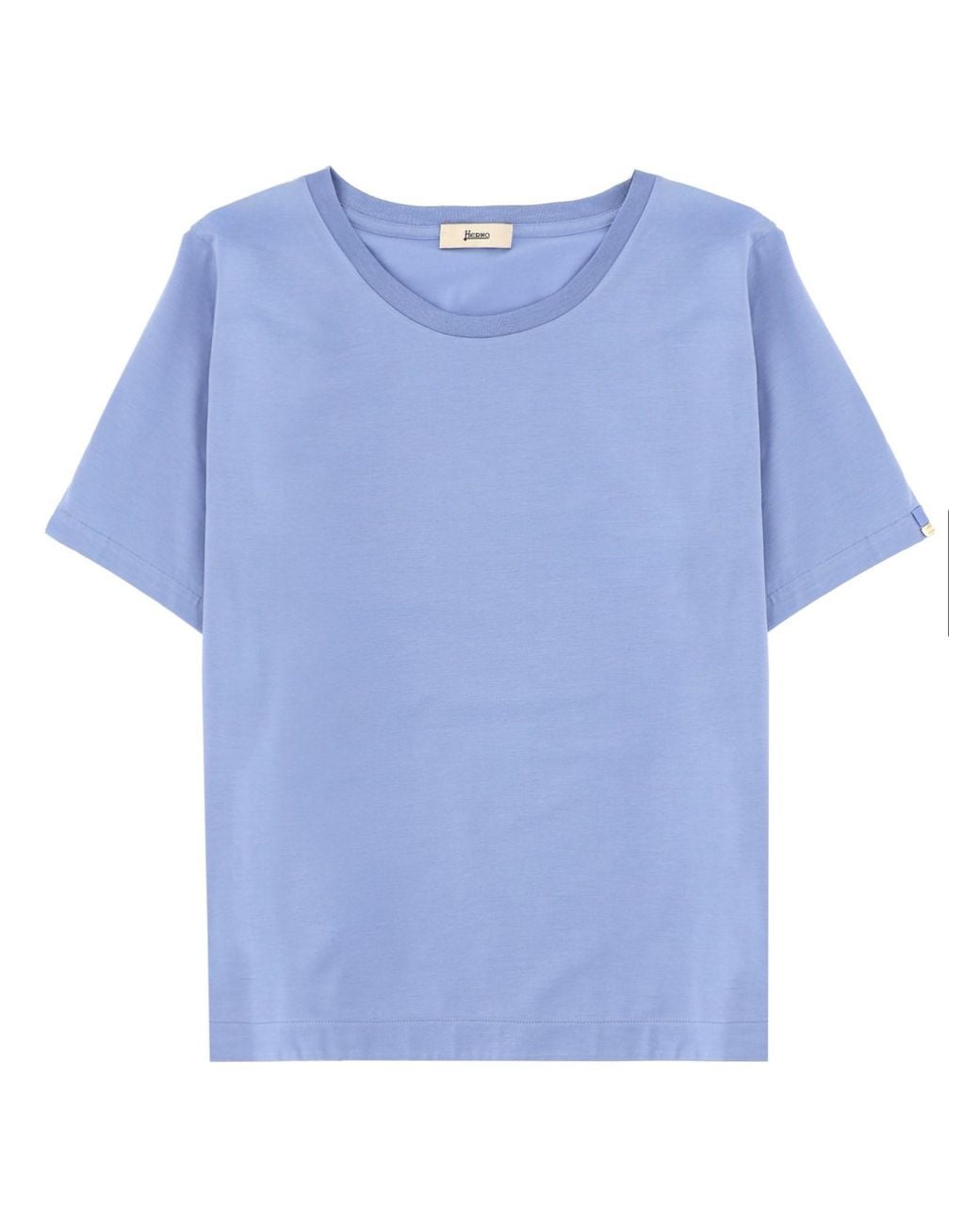 Herno Blue Cotton T-Shirt