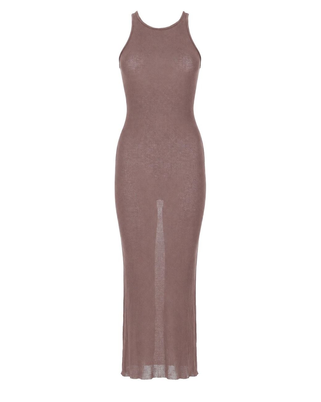 Rick Owens Purple Abito "Tank"