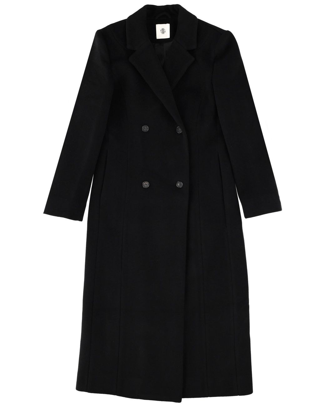 THE GARMENT Black Double-Breasted Coat