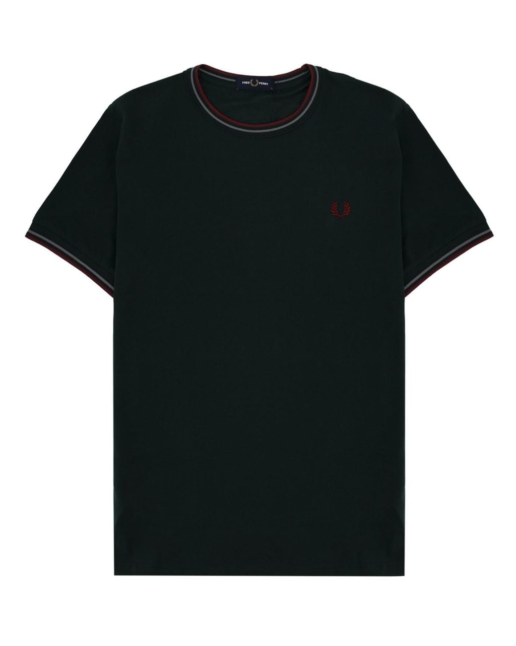 Fred Perry Black T-Shirt With Logo for men