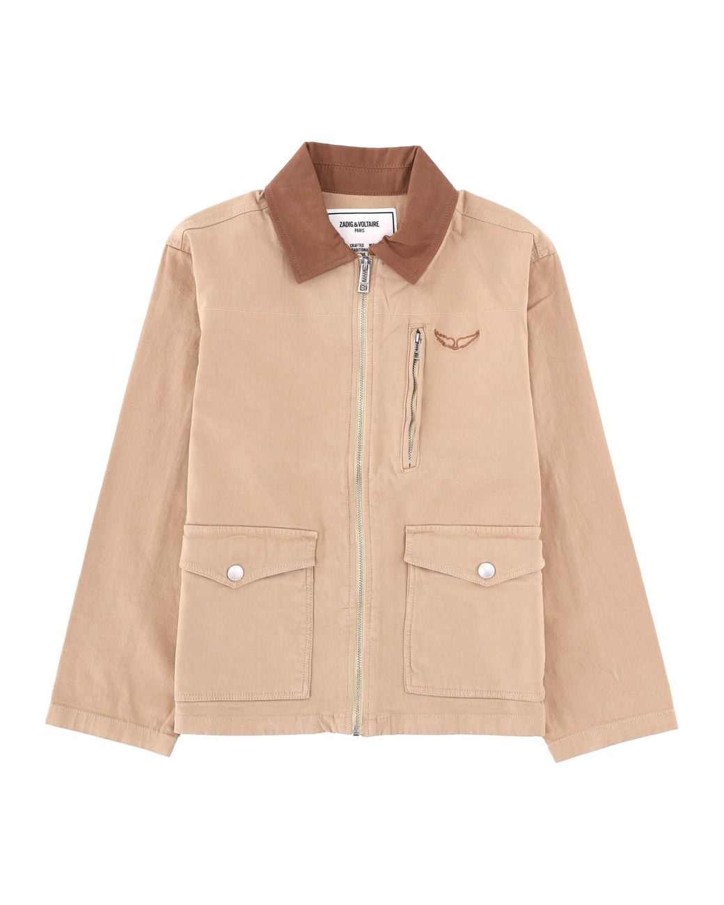 Zadig & Voltaire Natural Giacca Con Zip