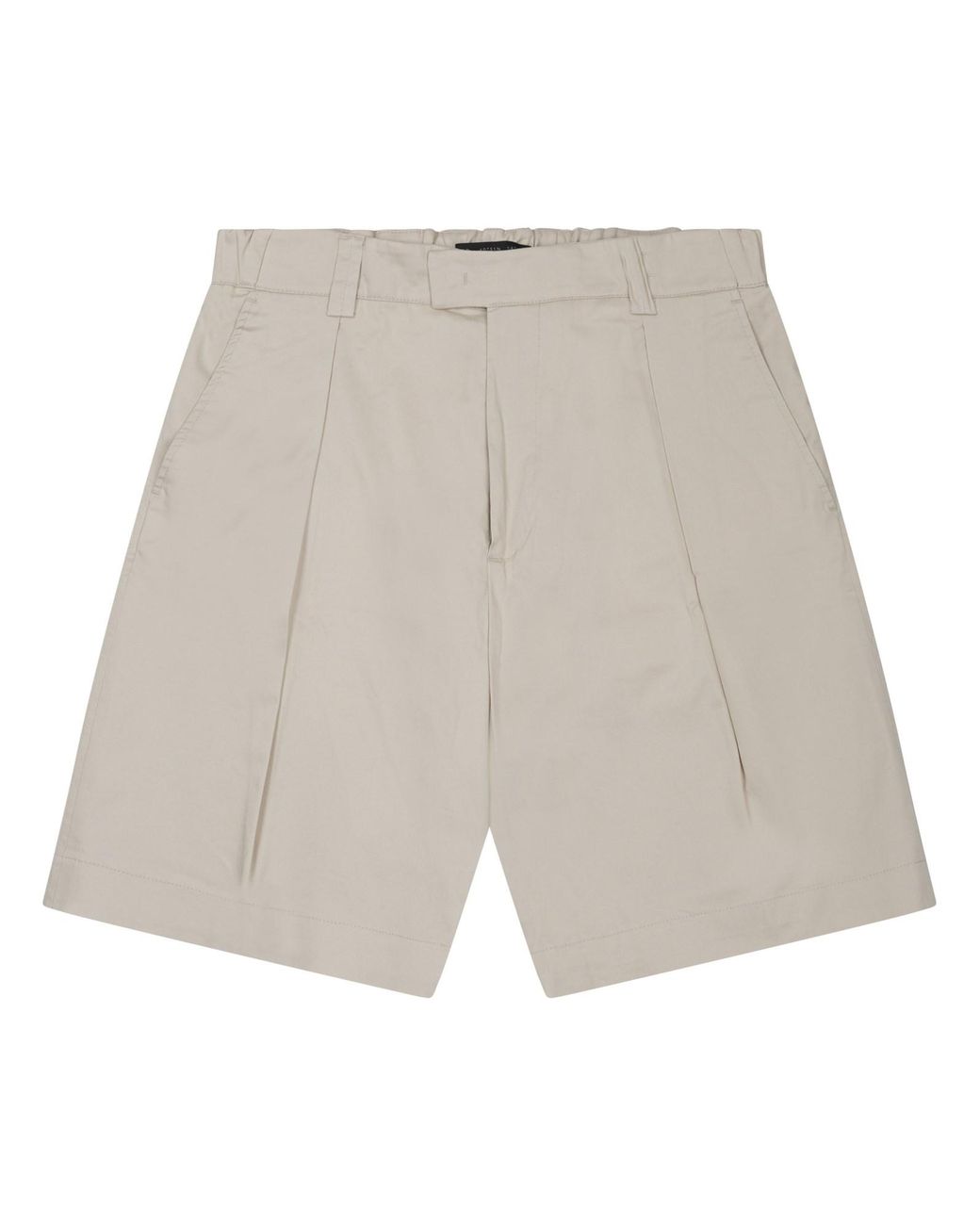 Low Brand White Cotton Shorts for men