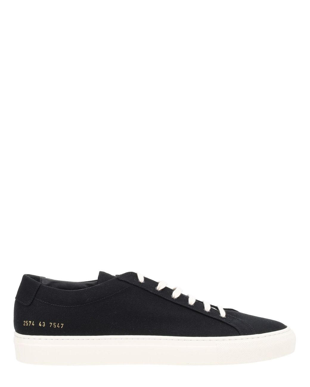 Common Projects Black Cotton Sneakers for men