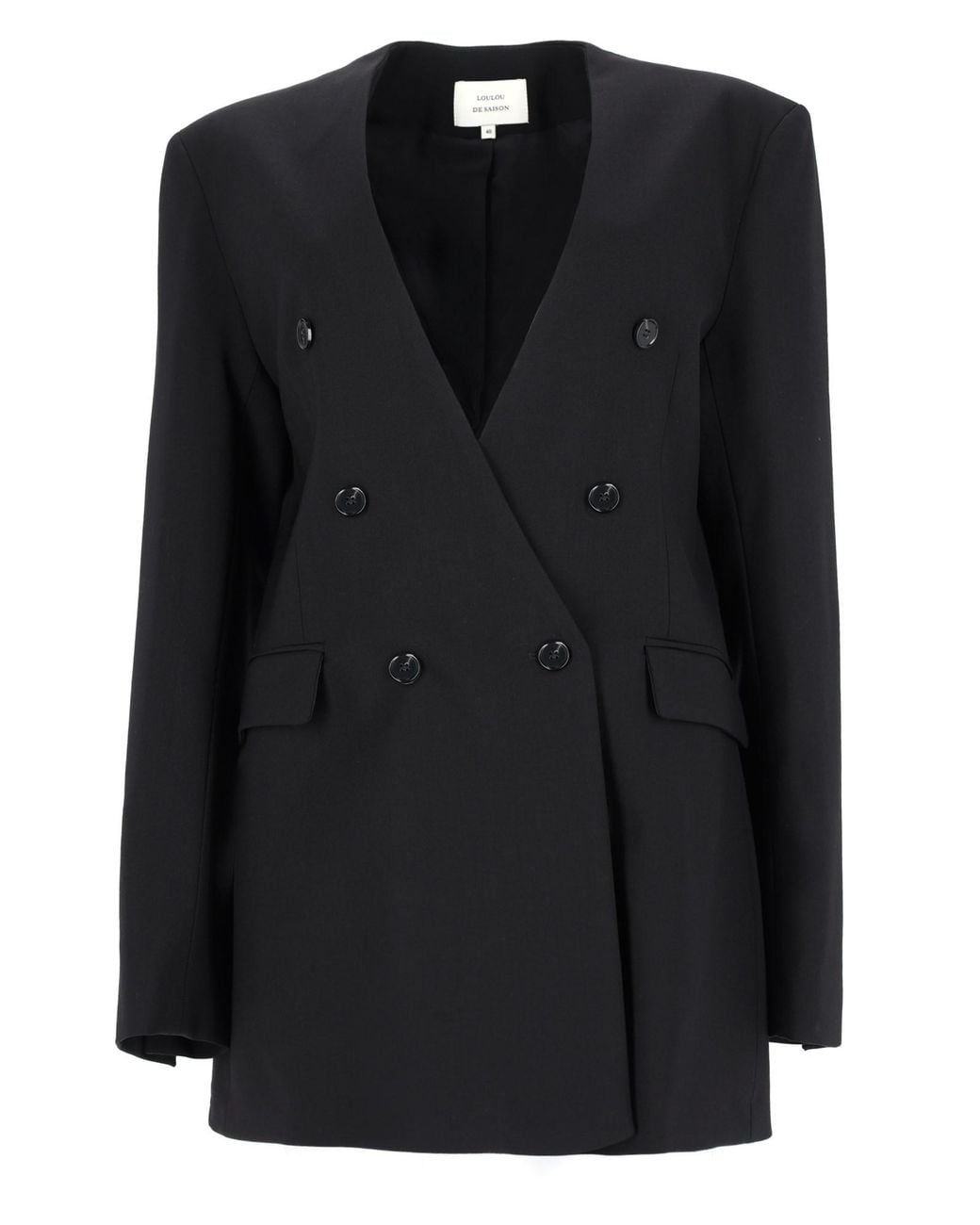 Loulou de Saison Black Giacca "Astrid" Doppiopetto