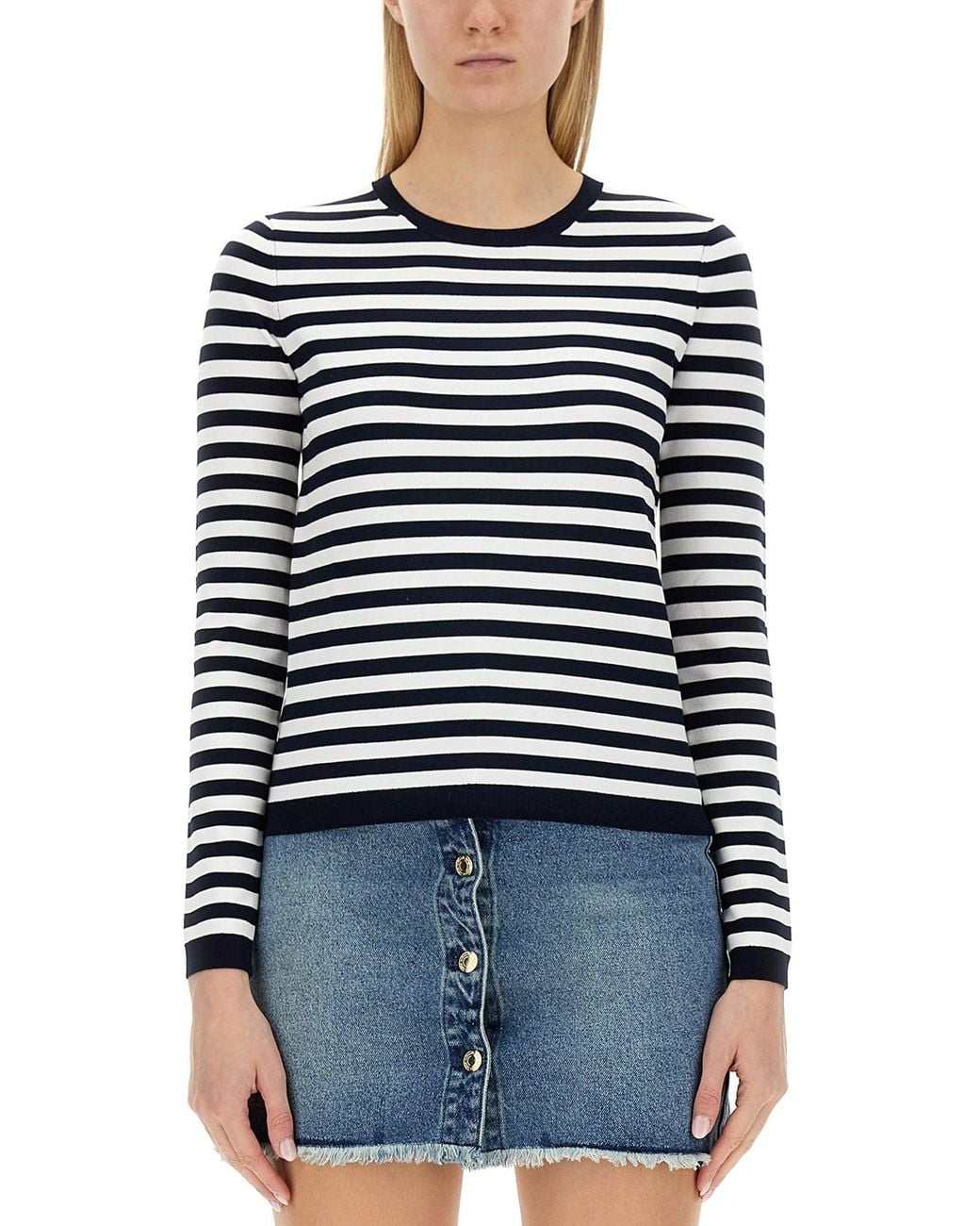 MICHAEL Michael Kors Blue Striped Shirt