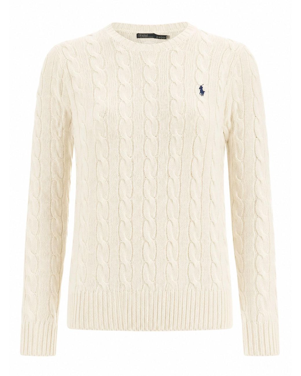Polo Ralph Lauren Natural Maglia A Trecce