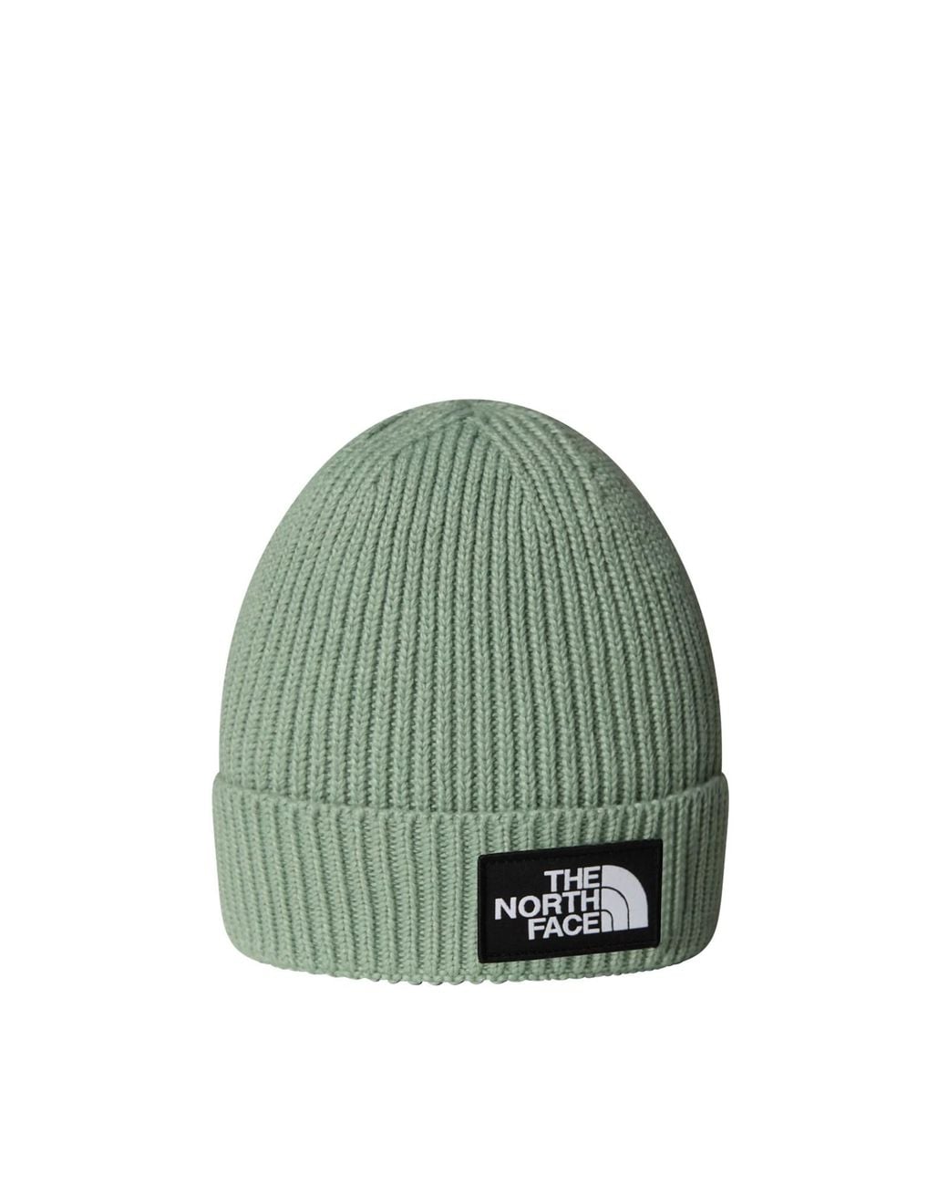 The North Face Green Beanie With Logo