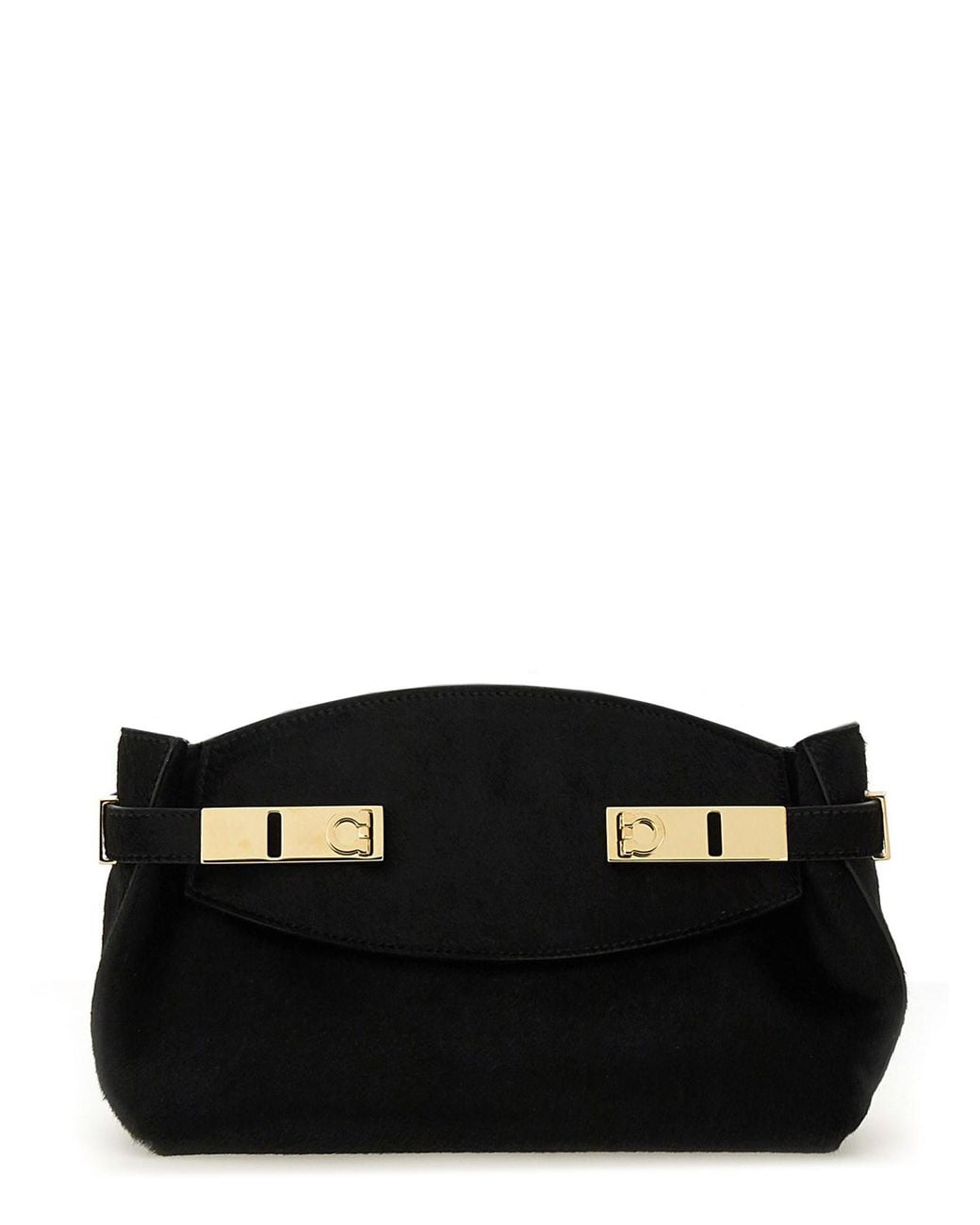 Ferragamo Black "hug Soft" Bag
