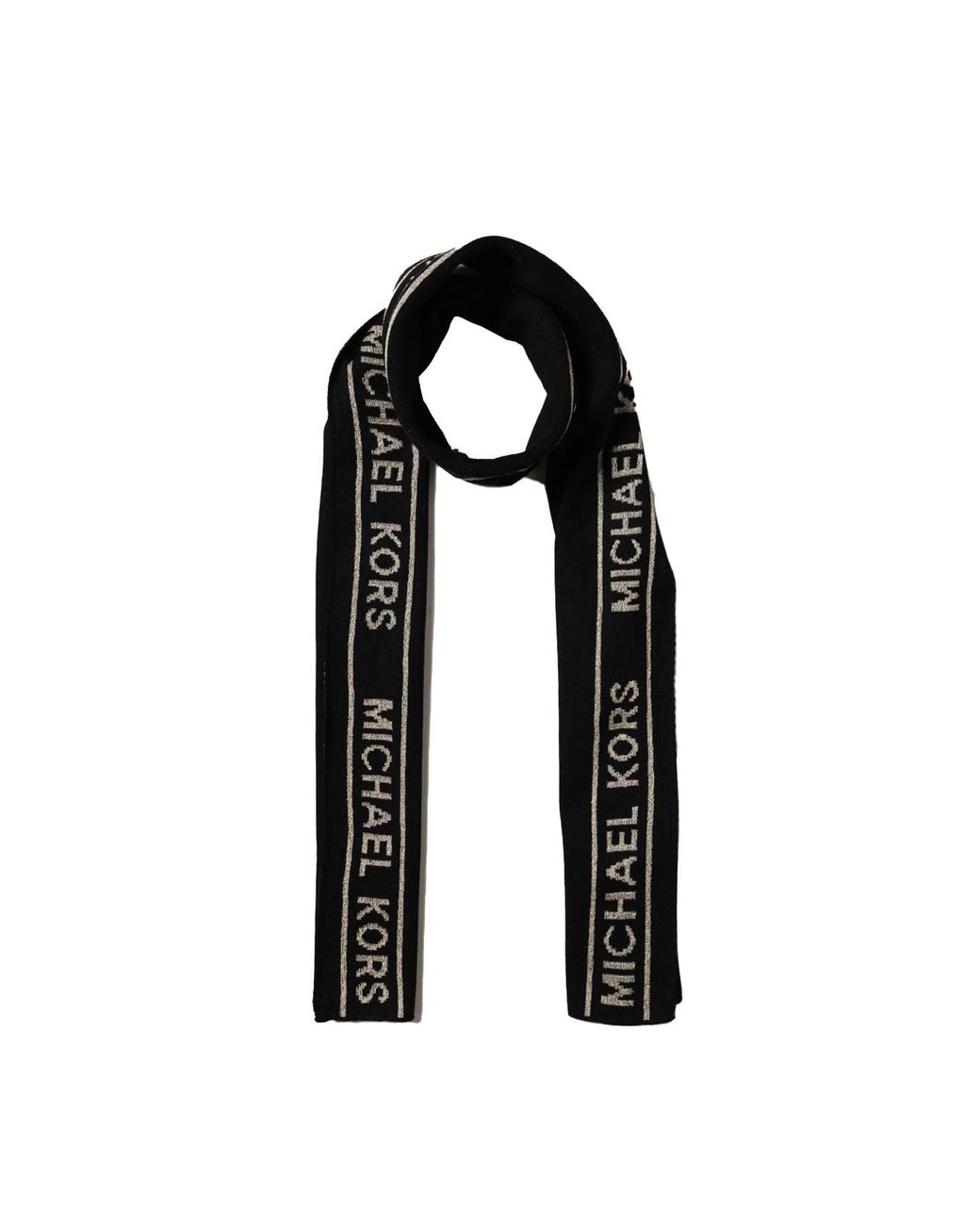Michael Kors Black Scarf With Logo