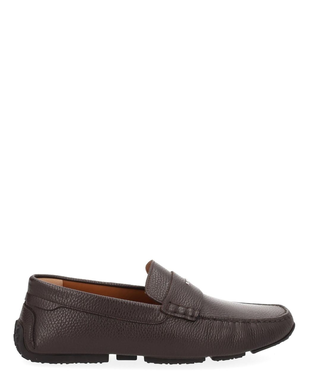 Bally Brown Leather Loafers for men