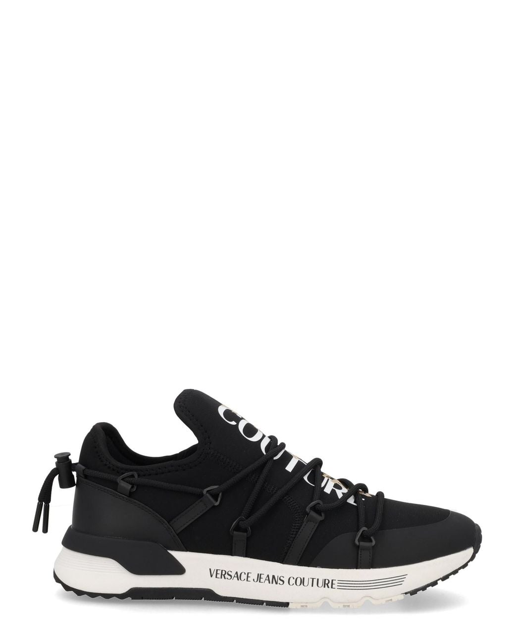 Versace Jeans Couture Black Sneaker "Dynamic" Con Logo for men