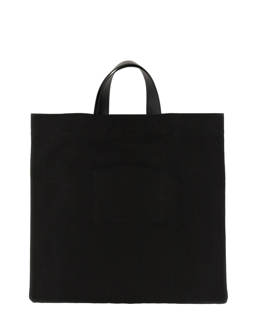Borsa Tote Media di Jil Sander in Black da Uomo
