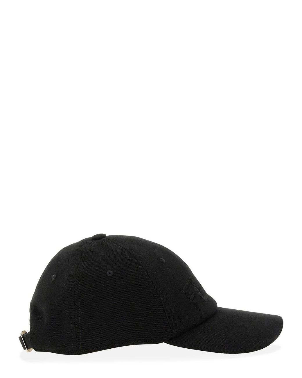 Baseball Hat With Logo-Uomo di Fendi in Black da Uomo