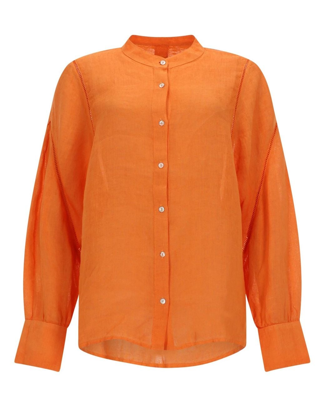 120% Lino Orange Camicia