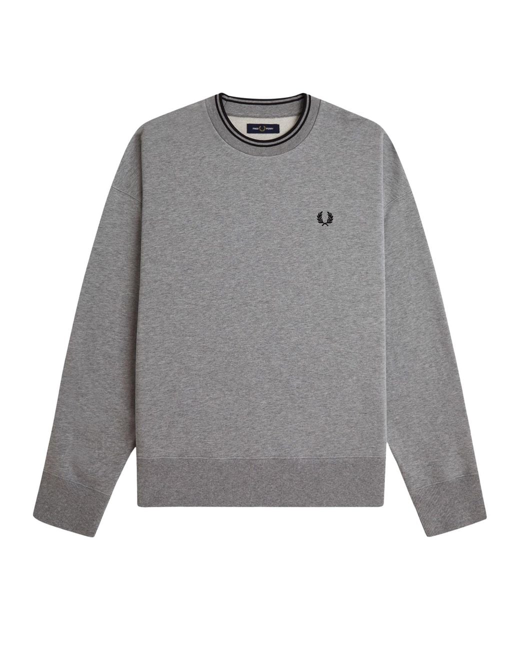 Fred Perry Gray Felpa Con Logo for men