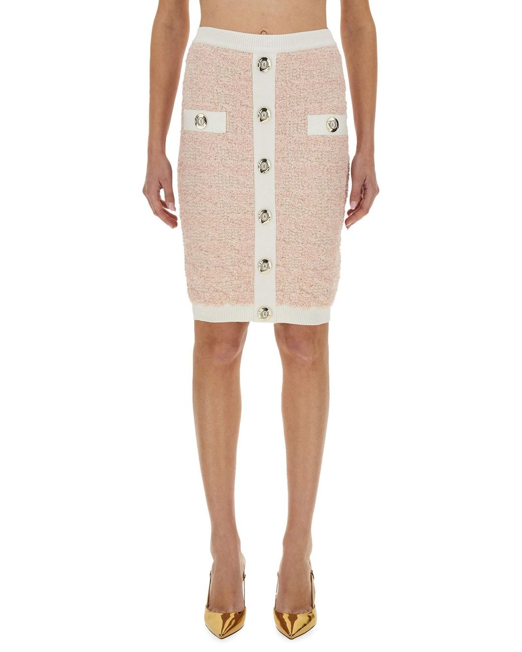 Balmain Natural Polyamide Skirts