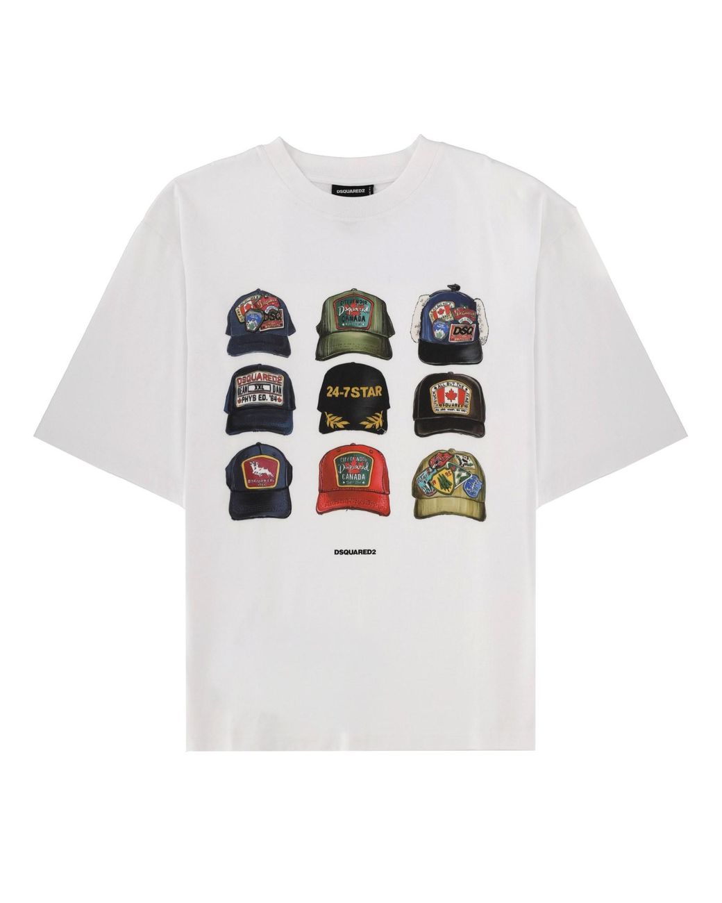 DSquared² White Dsquared2 Iconique T-Shirt for men