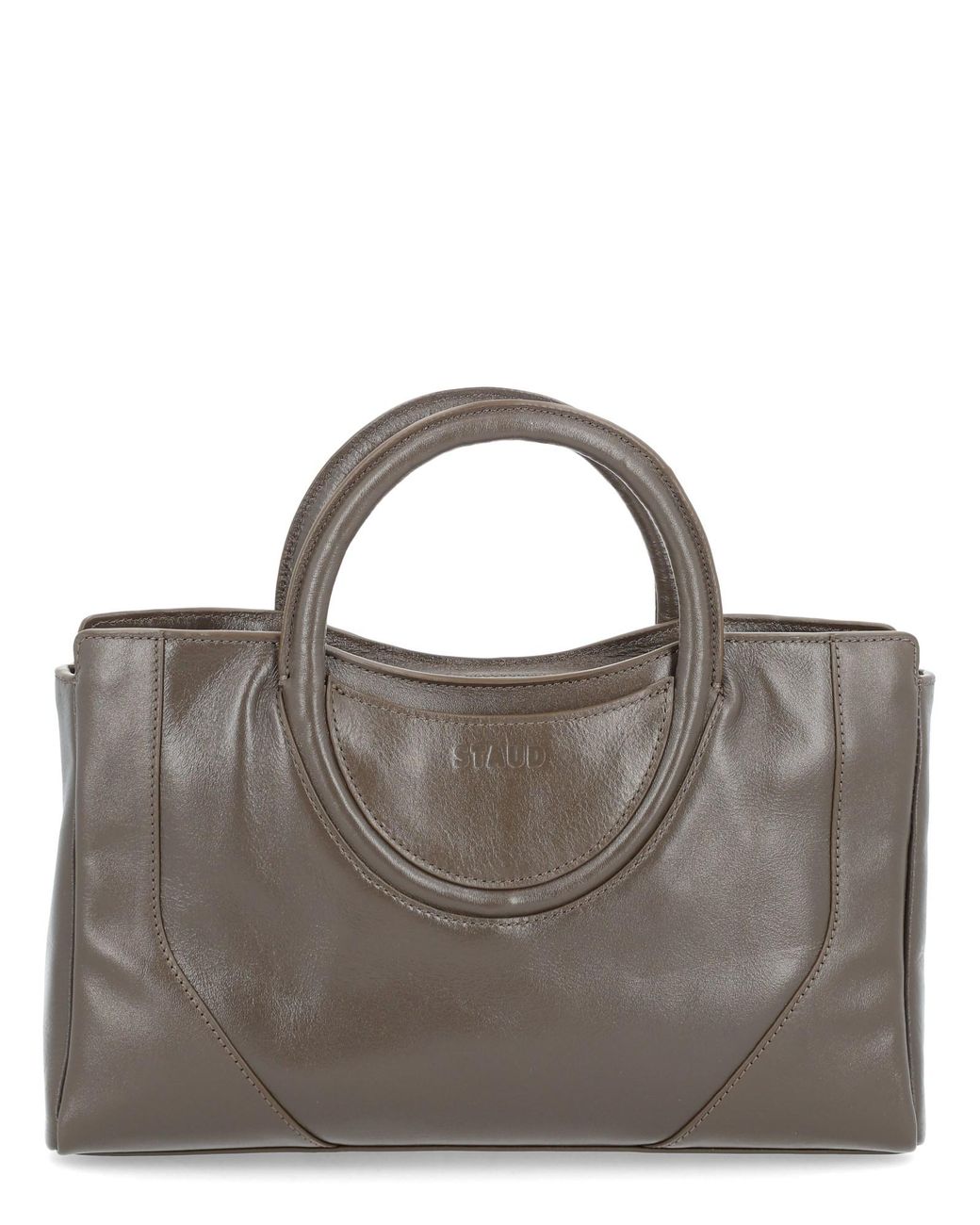Staud Brown Maude Mini Satchel Bag