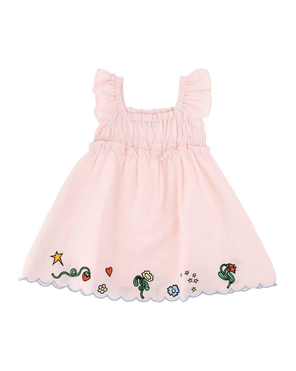 Stella McCartney Pink Vestito Con Volants