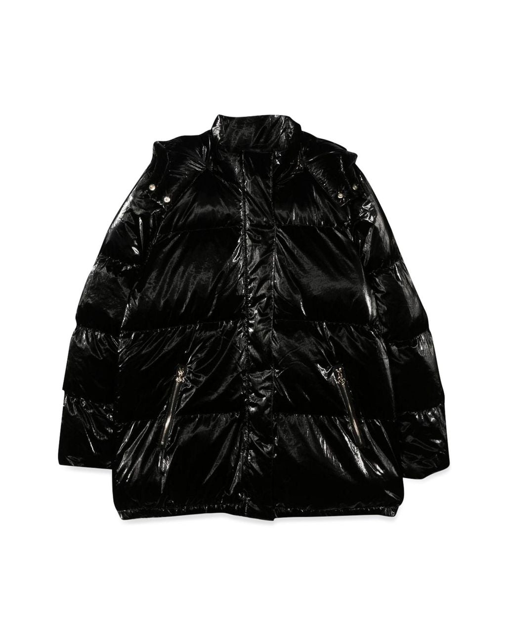 Michael Kors Black Down Jacket With Hood