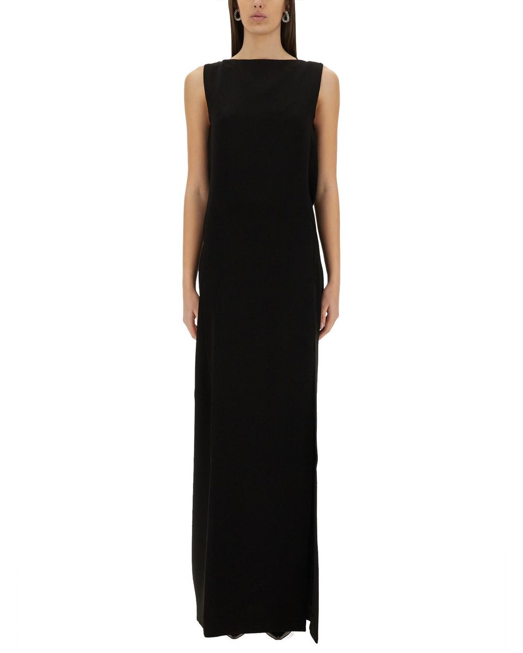 Max Mara Black Long Dress Creso
