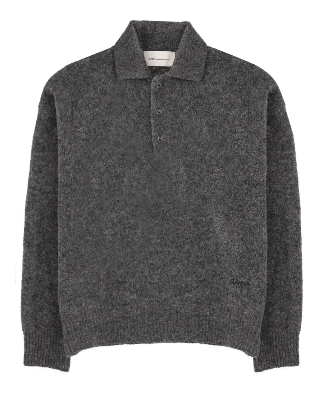 AMI Gray Polo for men