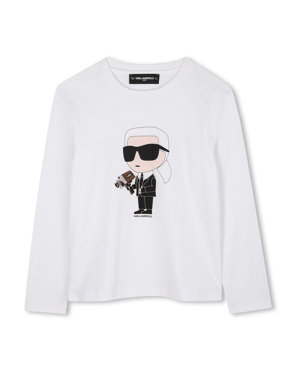 Karl Lagerfeld White T-Shirt With Logo
