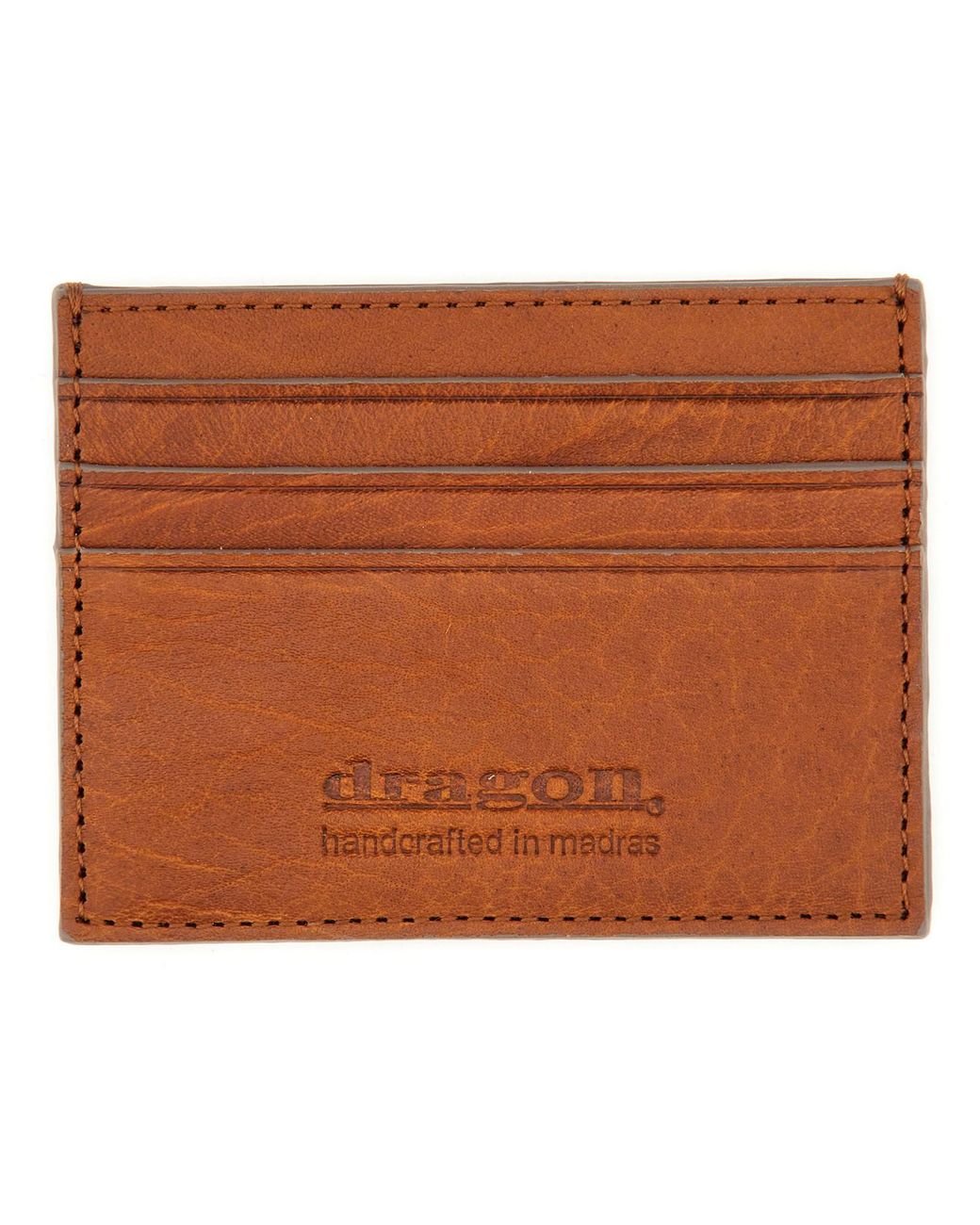 Portacarte "Check" di Dragon Diffusion in Brown