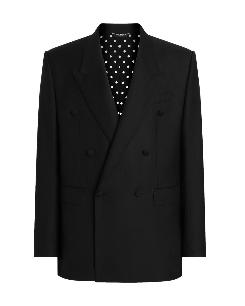 Dolce & Gabbana Black Dolce & Gabbana Doublebreasted Jacket Sicily for men