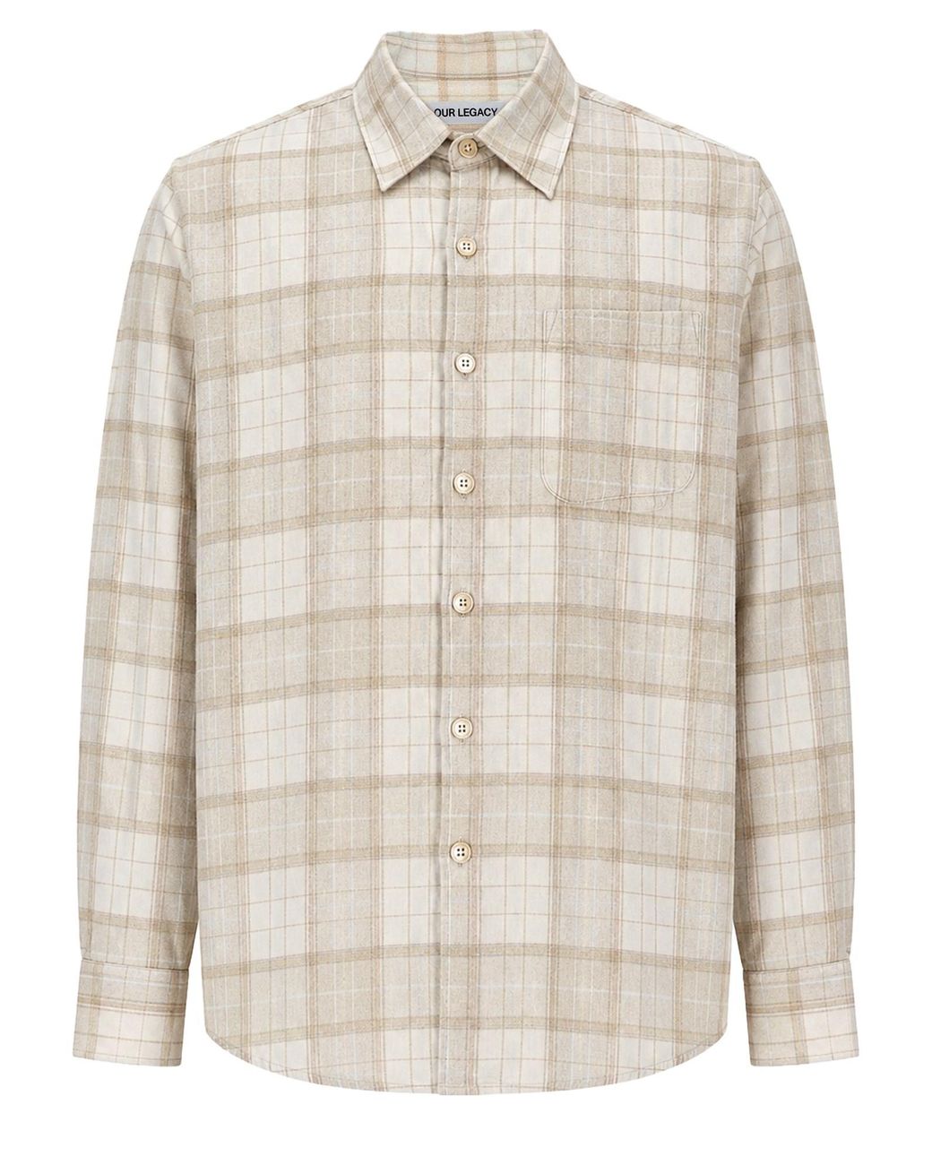 Our Legacy Natural Camicia "Borrowed" for men