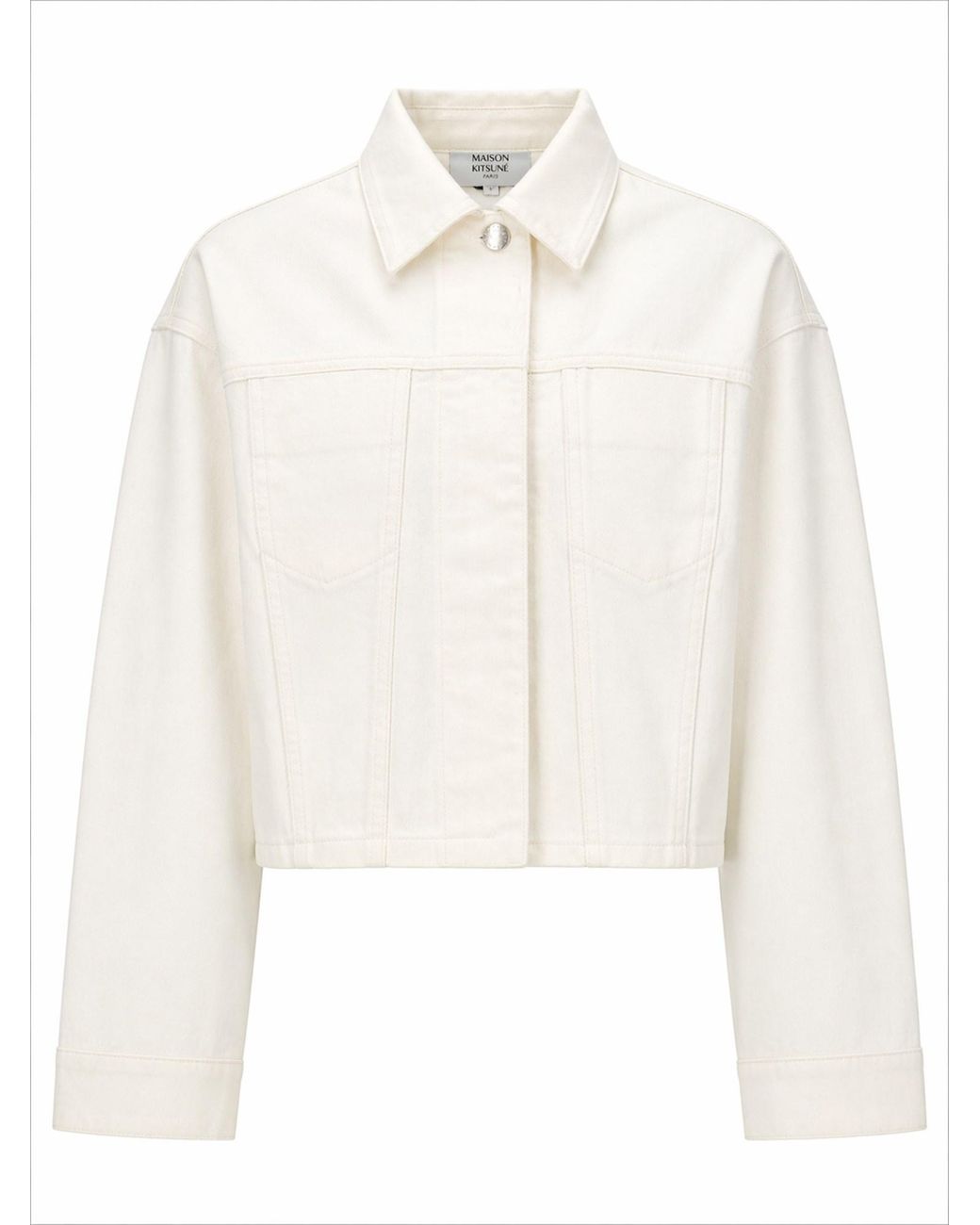 Maison Kitsuné White Giacca Trucker