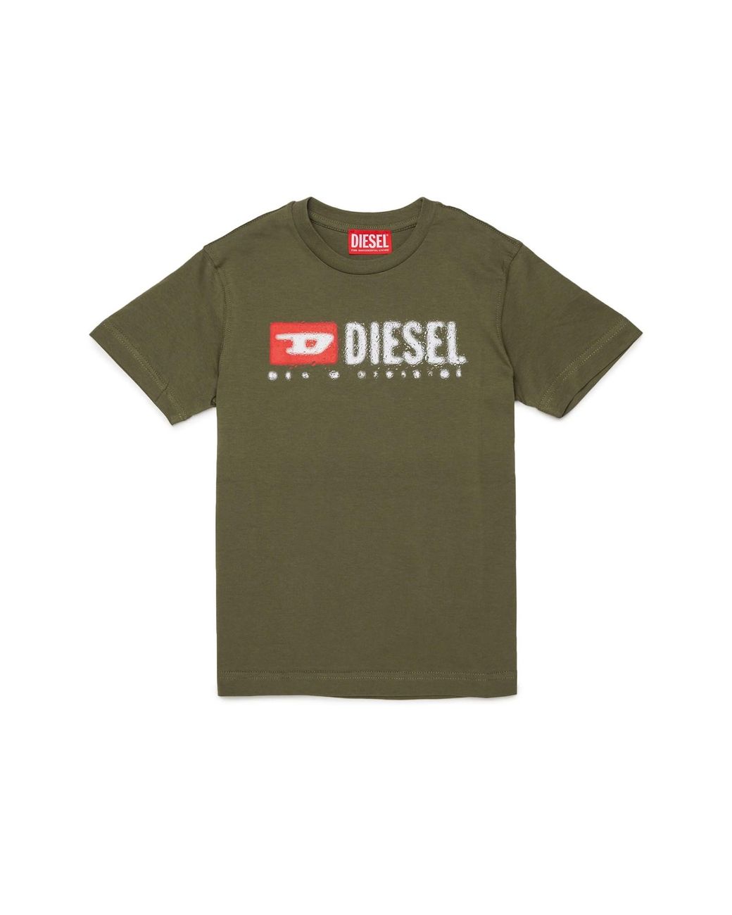 DIESEL Green T-Shirt With Logo