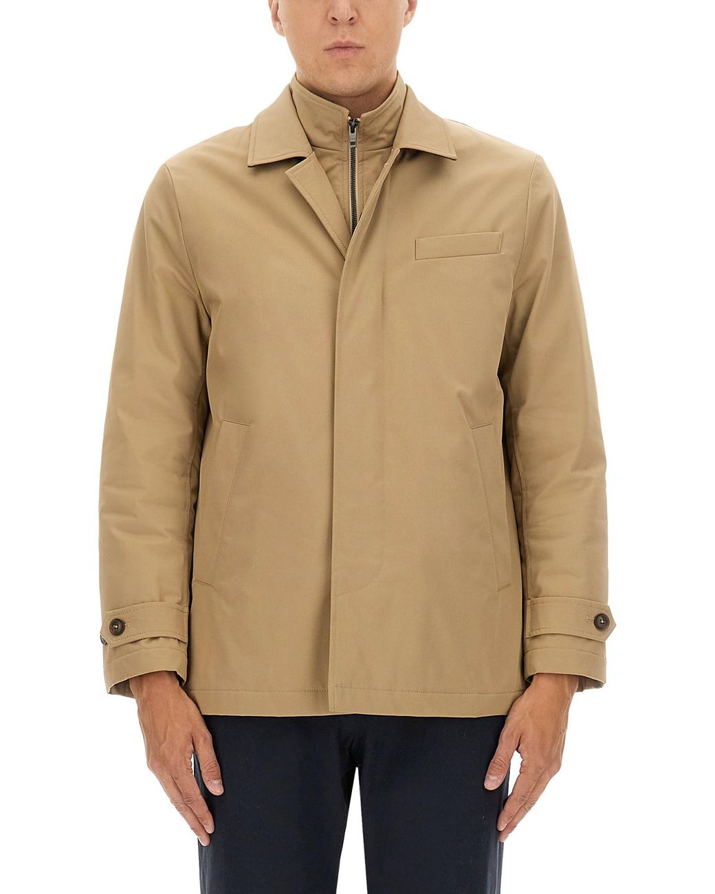 Fay Natural "Morning" Double Front Jacket for men