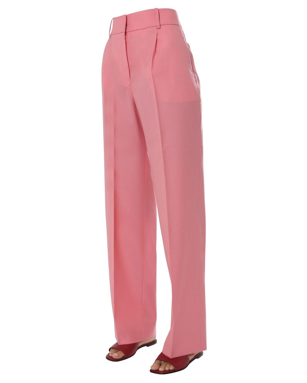 PANTALONI MASCHILI IN COTONE CON PINCES di Givenchy in Pink