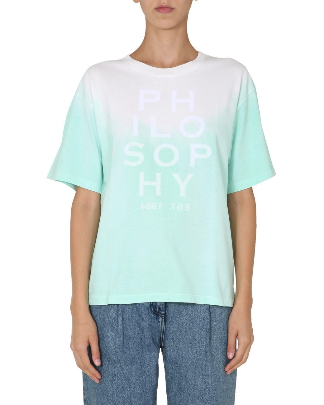 Philosophy Di Lorenzo Serafini Green Crew Neck T Shirt