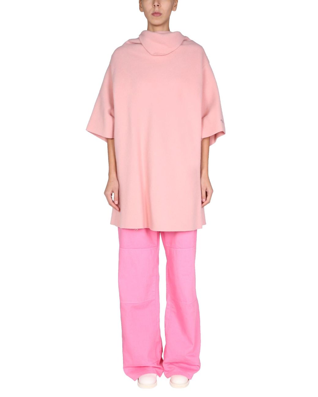 Raf Simons Pink Ataraxia Wool Blend Dress