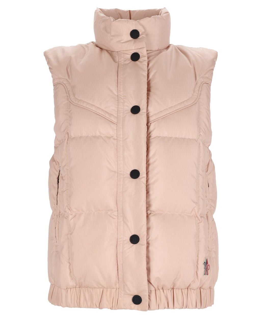 Moncler Pink Gilet Imbottito "Doucy"